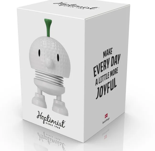 Hoptimist® Wackelfigur Golf Bumble S weiß
