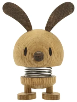 Hoptimist® Wackelfigur Hase Eiche braun