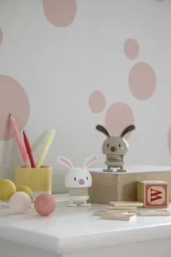 Hoptimist® Wackelfigur Hase weiß