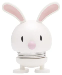 Hoptimist® Wackelfigur Hase weiß