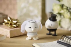 Hoptimist® Wackelfigur Hochzeit Braut weiß