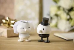 Hoptimist® Wackelfigur Hochzeit Braut weiß