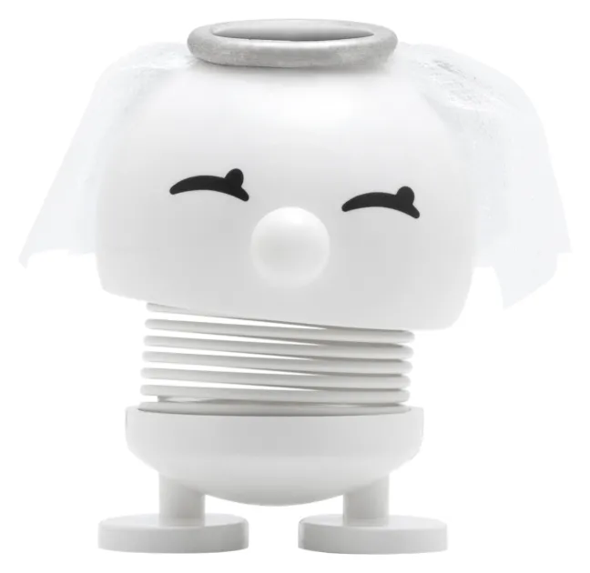 Hoptimist® Wackelfigur Hochzeit Braut weiß