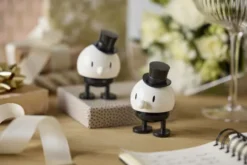 Hoptimist® Wackelfigur Hochzeit Bräutigam schwarz