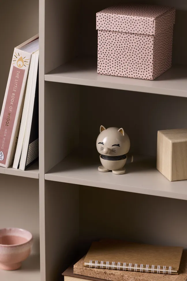 Hoptimist® Wackelfigur Katze beige 26130