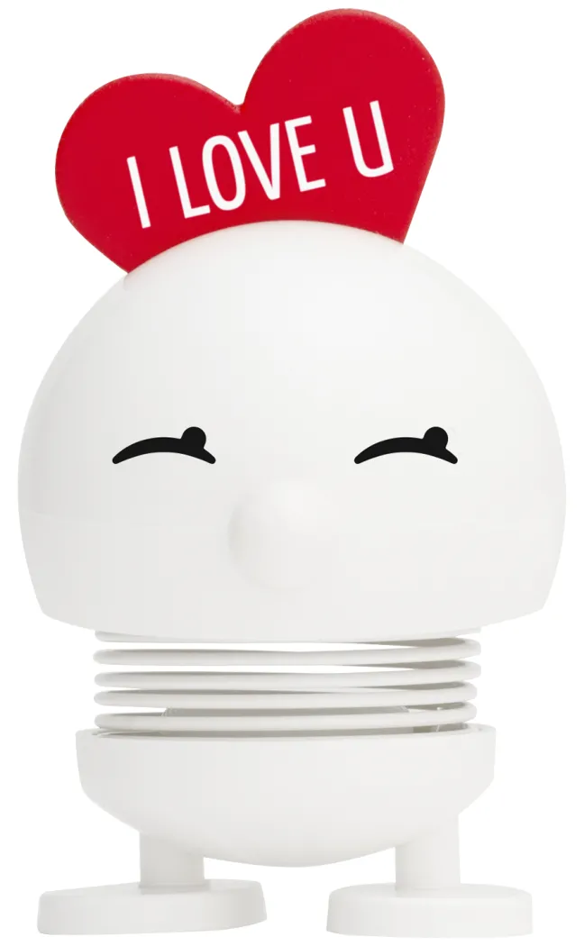 Hoptimist® Wackelfigur Love Bimble S weiß