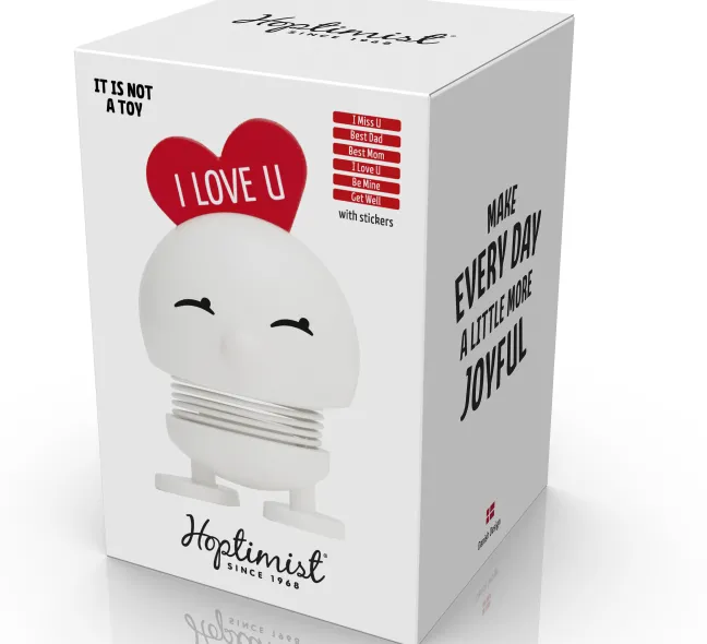 Hoptimist® Wackelfigur Love Bimble S weiß
