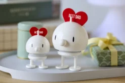 Hoptimist® Wackelfigur Love Bumble S weiß