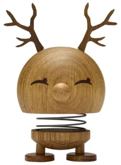 Hoptimist® Wackelfigur Rentier Bimble M Eiche braun