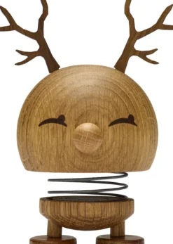 Hoptimist® Wackelfigur Rentier Bimble M Eiche braun
