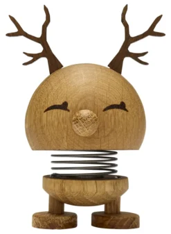 Hoptimist® Wackelfigur Rentier Bimble S Eiche braun