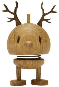 Hoptimist® Wackelfigur Rentier Bumble S Eiche braun