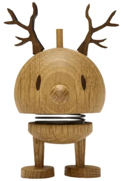 Hoptimist® Wackelfigur Rentier Bumble S Eiche braun