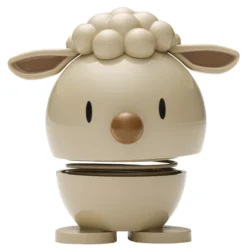 Hoptimist® Wackelfigur Schaf beige
