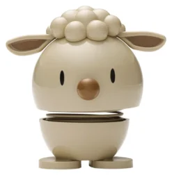 Hoptimist® Wackelfigur Schaf beige