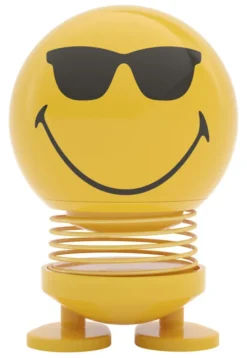 Hoptimist® Wackelfigur Smiley Cool S gelb