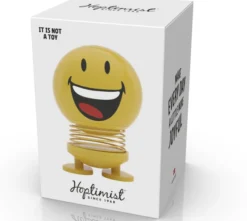Hoptimist® Wackelfigur Smiley Joy S gelb
