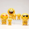 Hoptimist® Wackelfigur Smiley S gelb