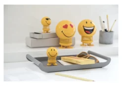 Hoptimist® Wackelfigur Smiley S gelb