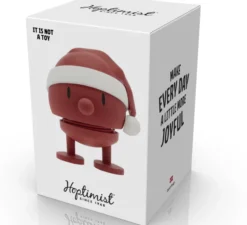 Hoptimist® Wackelfigur Soft Santa Bumble S rot
