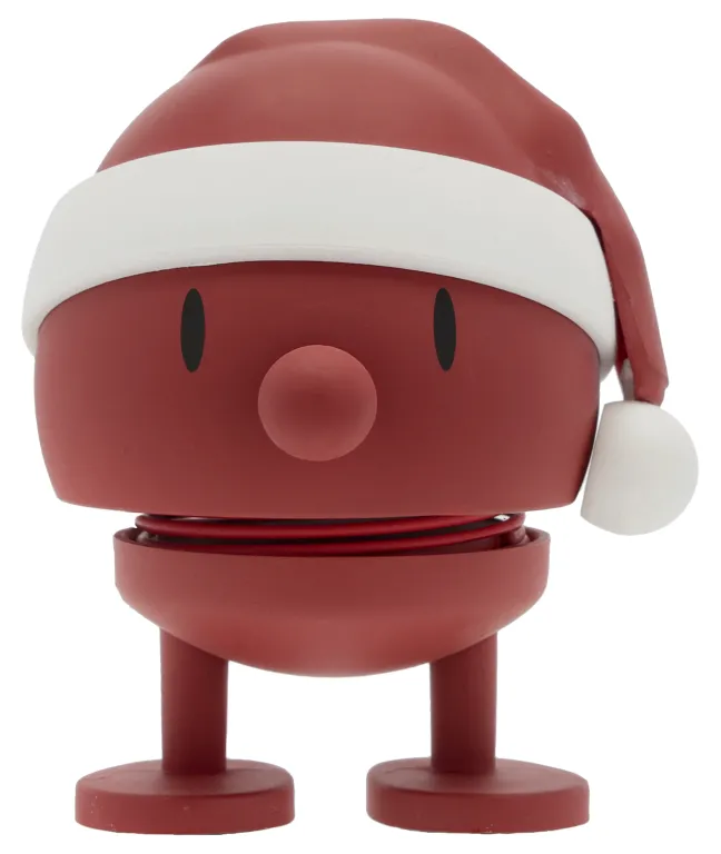 Hoptimist® Wackelfigur Soft Santa Bumble S rot