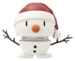 Hoptimist® Wackelfigur Soft Santa Snowman S weiß
