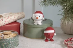 Hoptimist® Wackelfigur Soft Santa Snowman S weiß