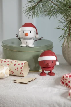 Hoptimist® Wackelfigur Soft Santa Snowman S weiß