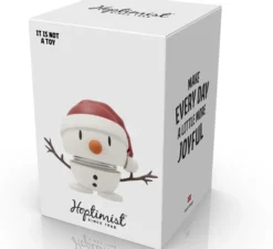 Hoptimist® Wackelfigur Soft Santa Snowman S weiß
