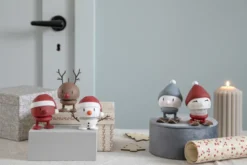 Hoptimist® Wackelfigur Soft Santa Snowman S weiß