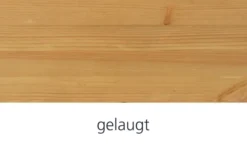 Infanskids Einzelbett mit Gästebett gelaugt 90 x 200cm