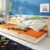 Infanskids Einzelbett mit Rollboden weiß 90x200cm 100-30