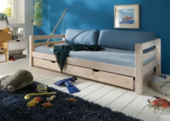 Infanskids Einzelbett mit Rollboden weiß 90x200cm 100-30