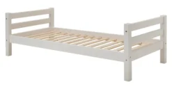 Infanskids Einzelbett mit 2 Rollschubkästen weiß 90 x 200cm