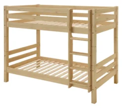 Infanskids Etagenbett mit Leiter natur lackiert 90 x 200cm 601-10