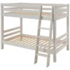 Infanskids Etagenbett mit Schrägleiter weiß 90 x 200cm 602-30