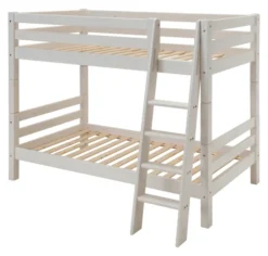 Infanskids Etagenbett mit Schrägleiter weiß 90 x 200cm 602-30