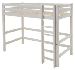 Infanskids Hochbett mit Leiter weiß 90 x 200 cm 501-30