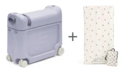JetKids™ by Stokke® BedBox Kinderkoffer Arctic Blue mit CloudSleeper™ Mickey Celebration