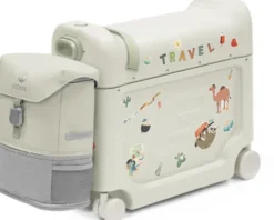 JetKids™ by Stokke® Reiseset Koffer + Rucksack Sea Green 681403