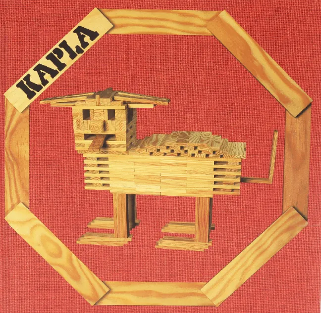 KAPLA Buch 1 - für Anfänger rot