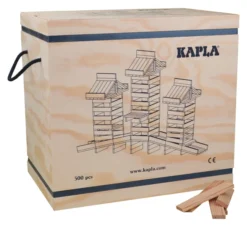 KAPLA 500er Kiste Set mit 500 Holz-Bausteinen