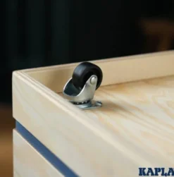 KAPLA 1000er Kiste Set mit 1000 Holz-Bausteinen & fahrbarer Aufbewahrungsbox