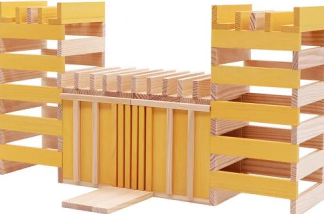 KAPLA 40er QUADRATE Gelb