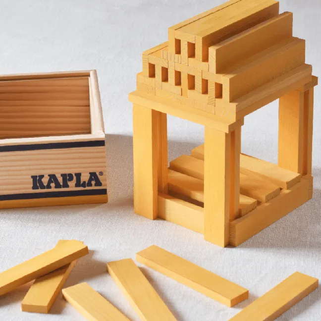 KAPLA 40er QUADRATE Gelb