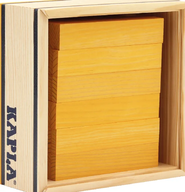 KAPLA 40er QUADRATE Gelb