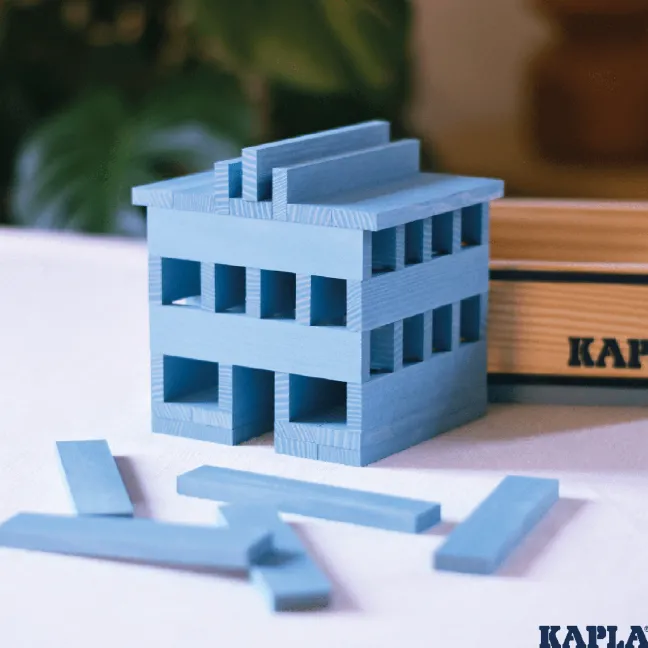 KAPLA 40er QUADRATE Hellblau