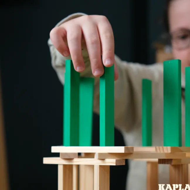 KAPLA 40er QUADRATE hellgrün