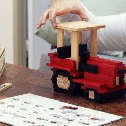 KAPLA Traktor Baukasten 155 Holzplättchen