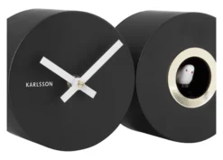 Karlsson Kuckucksuhr Duo Black